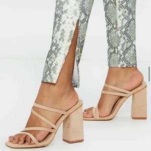 Heeled sandals